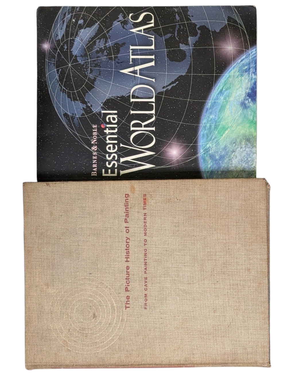 Educational Book Set: Essential World Atlas + Picture History of Painting